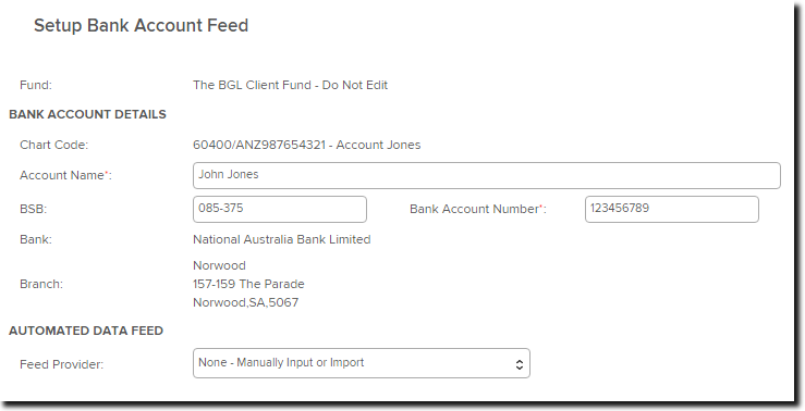 Loan Accounts Set Up Incorrectly Under The Bgl Bank Data Service